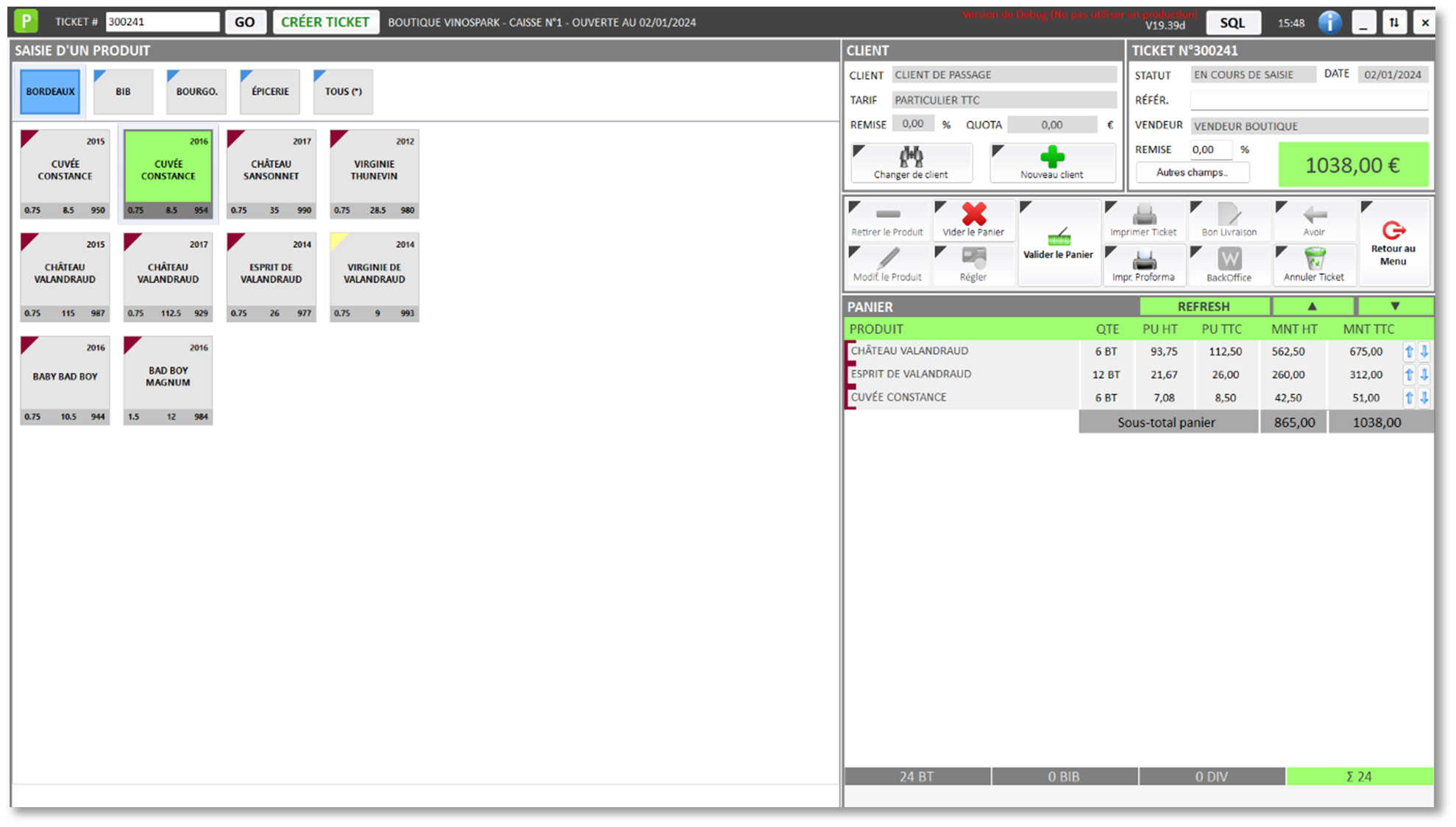 SparkPos - Point de vente